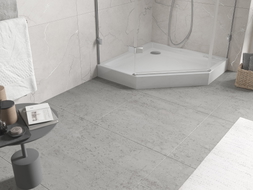 Mexen Flow+ receveur de douche pentagonal 90 x 90 cm, blanc brillant - 46P109090H