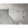 Mexen Flow+ receveur de douche pentagonal 90 x 90 cm, blanc brillant - 46P109090H