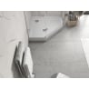 Mexen Flow+ receveur de douche pentagonal 100 x 100 cm, blanc brillant - 46P101010H