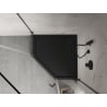 Mexen Flow+ receveur de douche pentagonal 80 x 80 cm, noir mat - 46P708080H
