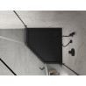 Mexen Flow+ receveur de douche pentagonal 90 x 90 cm, noir mat - 46P709090H
