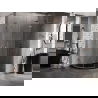 Mexen Lunar L cabine de douche demi-circulaire pivotante droite 100 x 90 cm, transparent, or rose - 833L-100P-090L-60-00