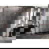 Mexen Lunar L cabine de douche demi-circulaire pivotante droite 100 x 70 cm, transparent, cuivre brossé - 833L-100P-070L-65-00