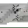 Cabine de douche pivotante Mexen Roma 70 x 100 cm, transparent, noir + receveur plat, blanc - 854-070-100-70-00-4010B