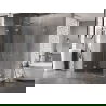 Mexen Lunar L Duo cabine de douche battante 75 x 70 cm, transparent, chrome - 834L-075L-070P-01-00