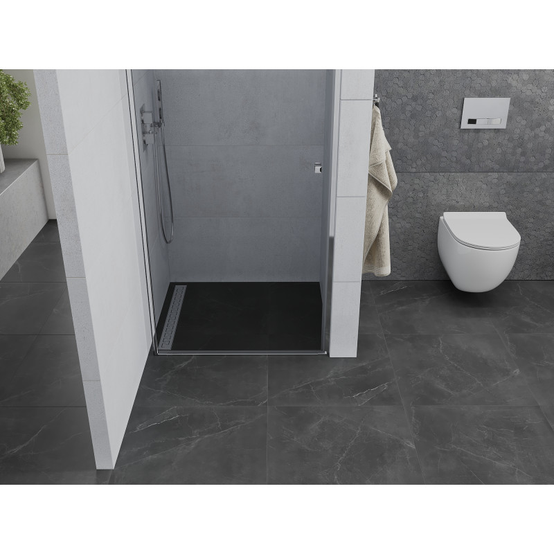 Mexen Pretoria porte de douche battante 60 cm, transparent, chrome - 852-060-000-01-00
