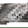 Mexen Lunar Duo cabine de douche pivotante 110 x 90 cm, transparent, chrome - 834-110L-090P-01-00