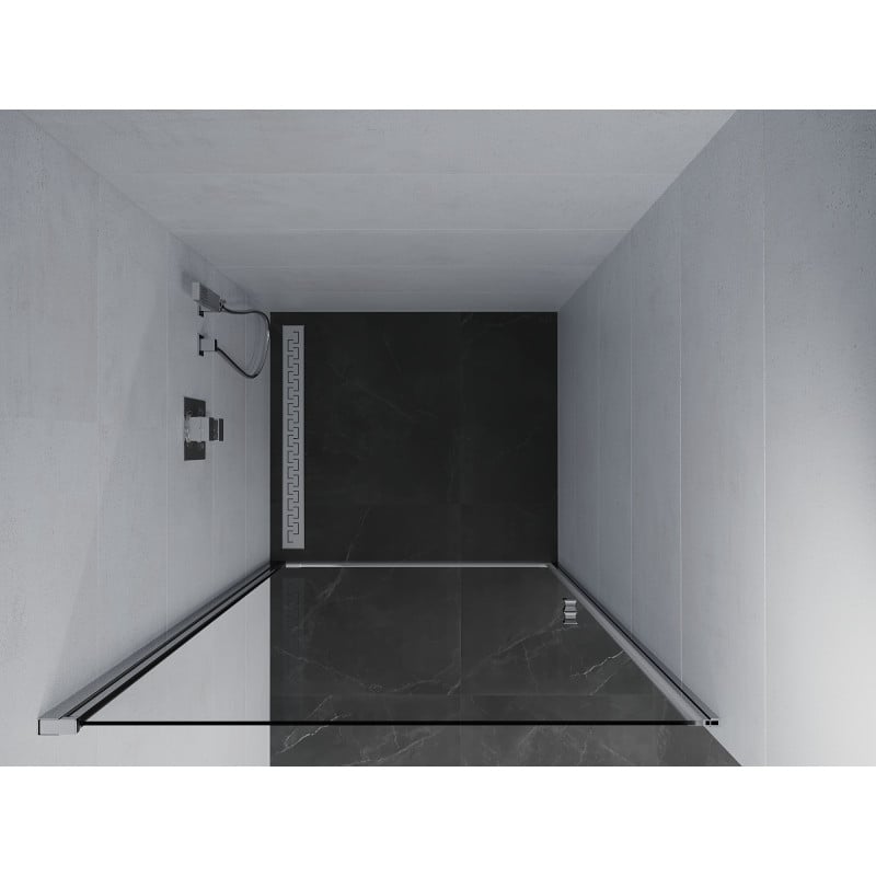 Mexen Pretoria porte de douche pivotante 70 cm, transparent, chrome - 852-070-000-01-00