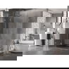 Mexen Lunar L Duo cabine de douche pivotante 85 x 70 cm, transparent, chrome - 834L-085L-070P-01-00