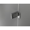 Mexen Lunar Duo cabine de douche à charnière gauche 115 x 70 cm, transparent, chrome - 834-115L-070P-01-00