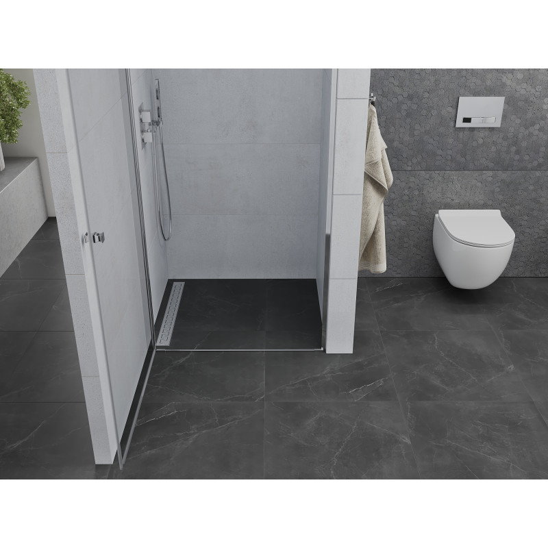 Mexen Pretoria porte de douche pivotante 85 cm, transparent, chrome - 852-085-000-01-00