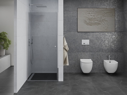 Mexen Pretoria portes de douche pivotantes 85 cm, transparent, chrome - 852-085-000-01-00