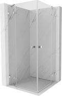 Mexen Lunar Duo cabine de douche pivotante 115 x 115 cm, transparent, chrome - 834-115L-115P-01-00