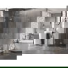 Cabine de douche pivotante Mexen Lunar Duo 120 x 70 cm, transparent, chrome - 834-120L-070P-01-00