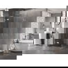 Mexen Lunar L Duo cabine de douche pivotante 100 x 100 cm, transparent, chrome - 834L-100L-100P-01-00