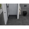Mexen Pretoria porte de douche pivotante 80 cm, transparent, noir - 852-080-000-70-00