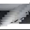 Mexen Pretoria porte de douche battante 90 cm, transparent, noir - 852-090-000-70-00