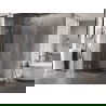 Mexen Lunar L Duo cabine de douche pivotante 110 x 110 cm, transparent, chrome - 834L-110L-110P-01-00