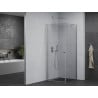 Mexen Pretoria cabine de douche pivotante 80 x 80 cm, transparent, chrome - 852-080-080-01-00