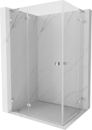 Mexen Lunar L Duo cabine de douche pivotante gauche 115 x 105 cm, transparent, chrome - 834L-115L-105P-01-00