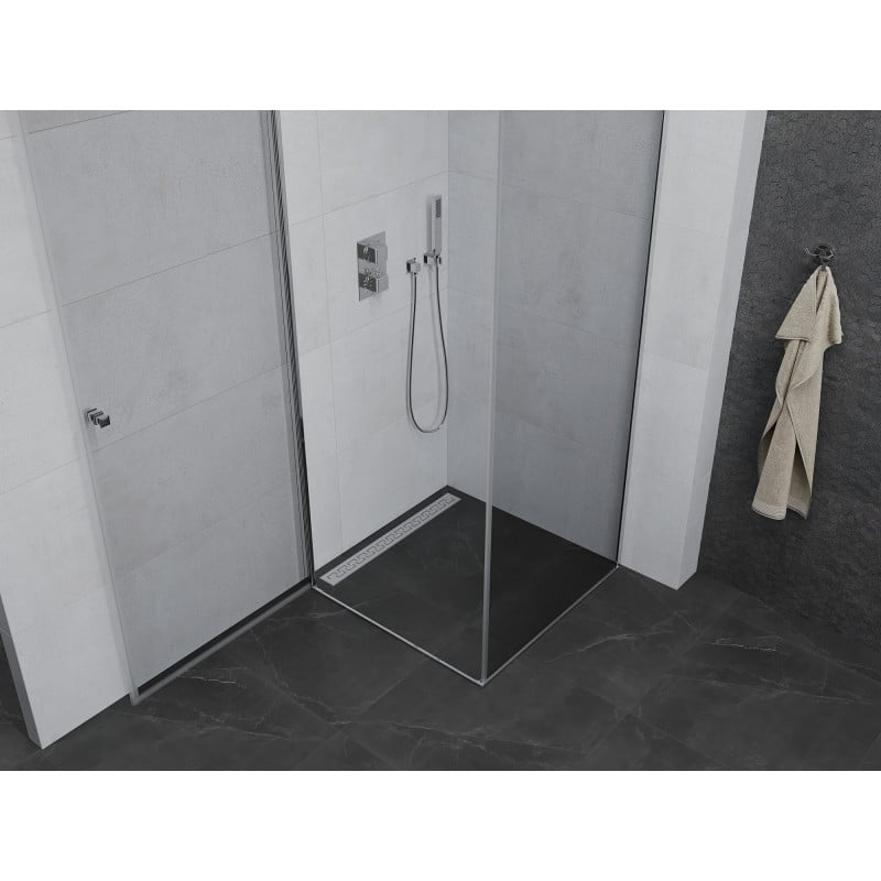 Mexen Pretoria cabine de douche pivotante 90 x 90 cm, transparent, chrome - 852-090-090-01-00