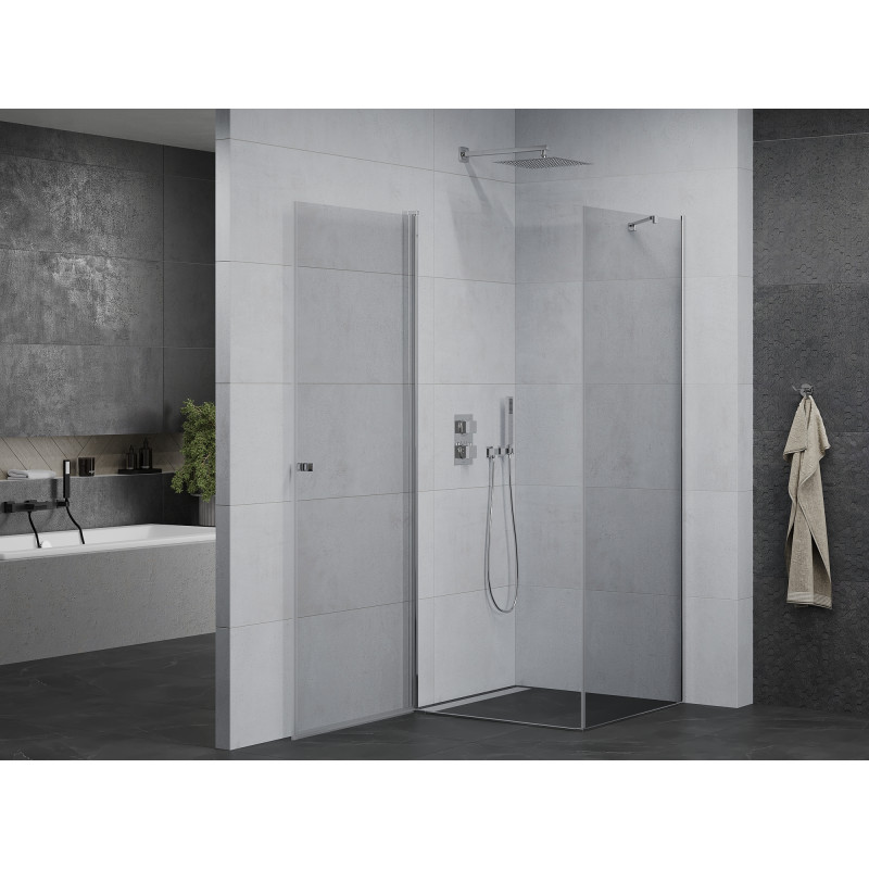 Mexen Pretoria cabine de douche pivotante 90 x 90 cm, transparent, chrome - 852-090-090-01-00
