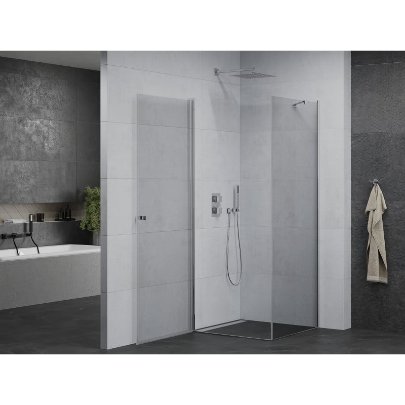 Mexen Pretoria cabine de douche pivotante 100 x 100 cm, transparent, chrome - 852-100-100-01-00