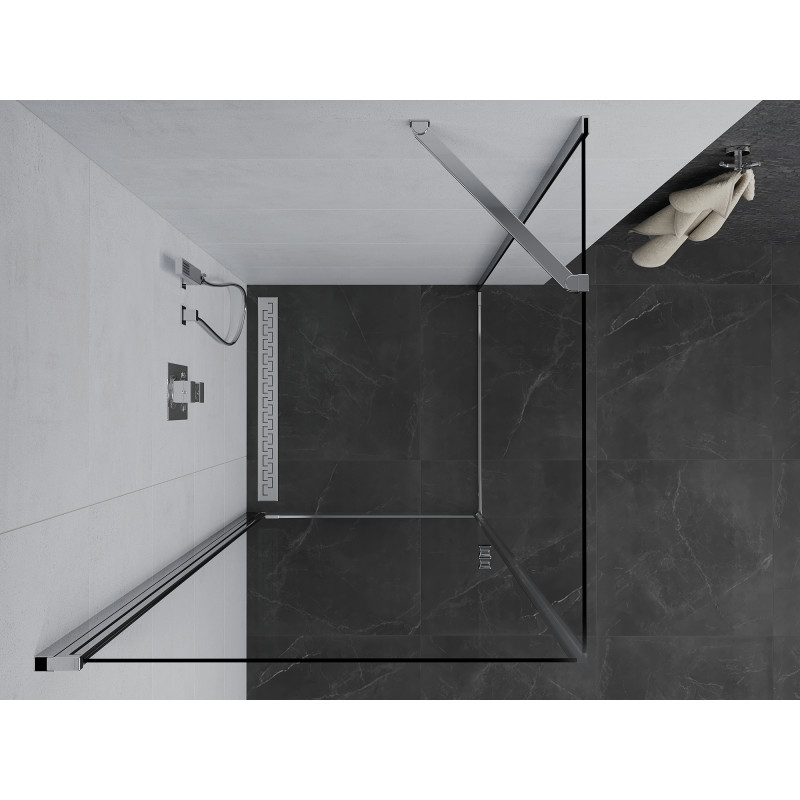 Mexen Pretoria cabine de douche pivotante 100 x 100 cm, transparent, chrome - 852-100-100-01-00