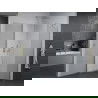 Mexen Pretoria cabine de douche pivotante 70 x 100 cm, transparent, chrome - 852-070-100-01-00