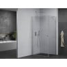Mexen Pretoria cabine de douche battante 75 x 90 cm, transparent, chrome - 852-075-090-01-00