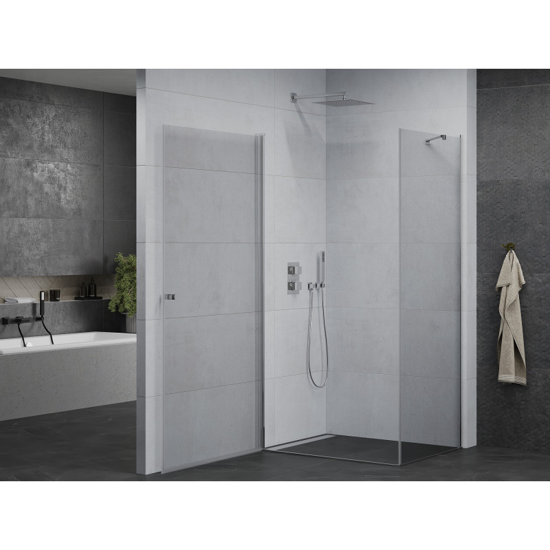 Mexen Pretoria cabine de douche battante 85 x 110 cm, transparent, chrome - 852-085-110-01-00