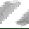 Cabine de douche battante 105 x 105 cm Lunar Duo Mexen, transparente, or - 834-105L-105P-50-00
