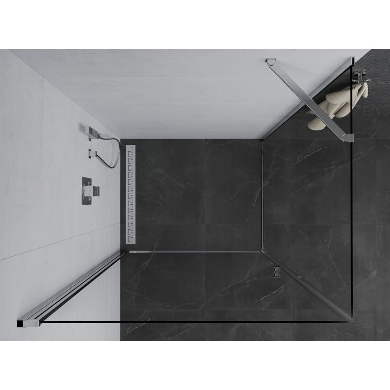 Mexen Pretoria cabine de douche pivotante 85 x 120 cm, transparent, chrome - 852-085-120-01-00