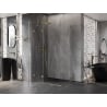 Mexen Lunar Duo cabine de douche pivotante gauche 120 x 70 cm, transparent, doré - 834-120L-070P-50-00