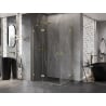 Mexen Lunar Duo cabine de douche pivotante 105 x 95 cm, transparent, or brossé - 834-105L-095P-55-00