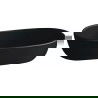 Mexen Viki lavabo de comptoir 59 x 40 cm, Noir - 21056070
