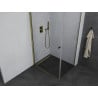Mexen Pretoria cabine de douche à charnière 90 x 80 cm, transparent, dorée - 852-090-080-50-00
