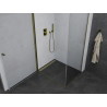 Mexen Pretoria cabine de douche pivotante 90 x 100 cm, transparente, dorée - 852-090-100-50-00