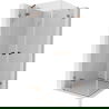 Mexen Lunar Duo cabine de douche battante 80 x 80 cm, transparent, or rose - 834-080L-080P-60-00