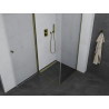 Mexen Pretoria cabine de douche pivotante 70 x 70 cm, transparente, or - 852-070-070-50-00