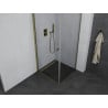 Mexen Pretoria cabine de douche pivotante 70 x 70 cm, transparente, dorée - 852-070-070-50-00