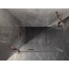Mexen Lunar Duo cabine de douche à charnière 105 x 80 cm, transparent, or rose - 834-105L-080P-60-00