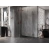 Mexen Lunar Duo cabine de douche pivotante 115 x 80 cm, transparent, or rose - 834-115L-080P-60-00