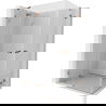 Mexen Lunar Duo cabine de douche pivotante 115 x 90 cm, transparent, or rose - 834-115L-090P-60-00