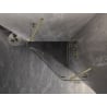 Mexen Lunar cabine de douche pentagonale pivotante droite 80 x 80 cm, transparente, or brossé - 831-080P-080L-55-00-P