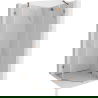Mexen Lunar cabine de douche pentagonale pivotante droite 100 x 100 cm, transparent, or rose - 831-100P-100L-60-00-P