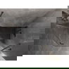 Mexen Lunar cabane de douche pentagonale droite 90 x 80 cm, transparent, gun gray brossé - 831-090P-080L-66-00-P