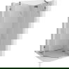 Mexen Lunar cabine de douche pentagonale pivotante droite 90 x 90 cm, transparent, gris fusil brossé - 831-090P-090L-66-00-P