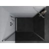 Mexen Pretoria cabine de douche battante 70 x 120 cm, graphite, chrome - 852-070-120-01-40