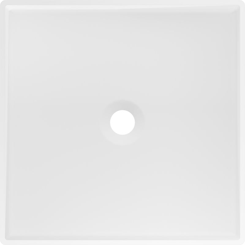 Mexen Xola-2 lavabo autoportant en conglomérat 45 x 45 cm, blanc mat - 26594500